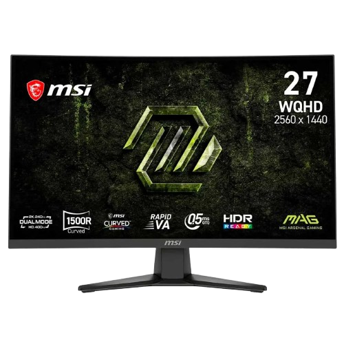 MONITOR GAMING MSI CURVO 275CQDF X24 27P 0.5 WQHD 240HZ DUAL MODE