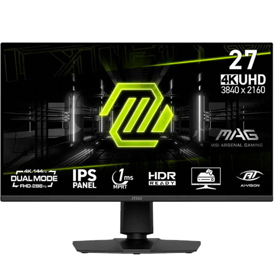 MONITOR GAMING MSI MAG 27P 275UPD-E14 4K 144HZ / FHD 288HZ DUAL MODE 1MS IPS